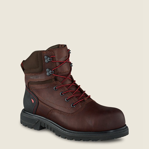 Red Wing Work Boots Brnr Xp - 6-Inch Waterproof Safety Toe - Brune/Svart - Dame 7492-RMCEW